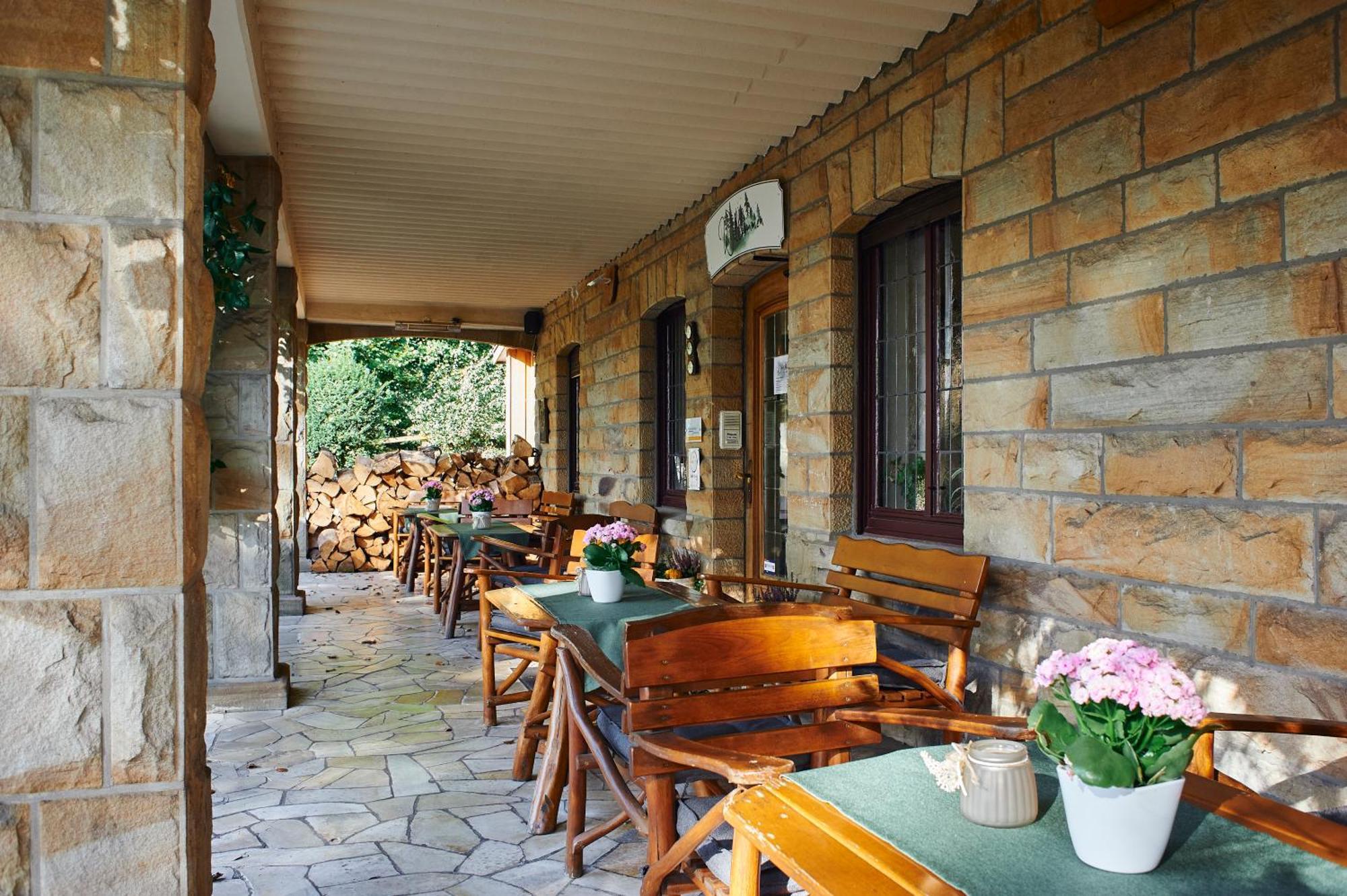 Hotel Restaurant Waldschloesschen Lienen Exterior foto